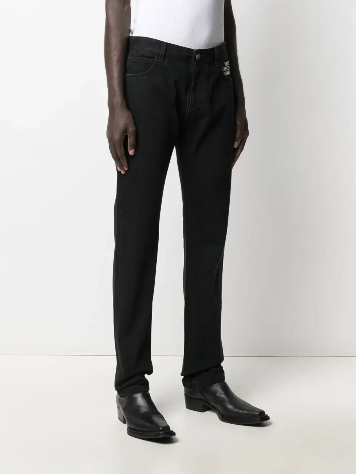 Raf Simons スリムフィットデニムジーンズ - 画像3