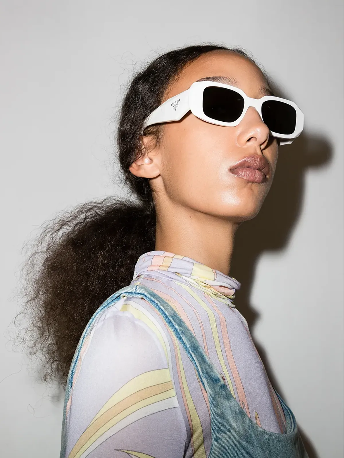 Prada Eyewear Symbole ジオメトリックフレーム サングラス - 画像2