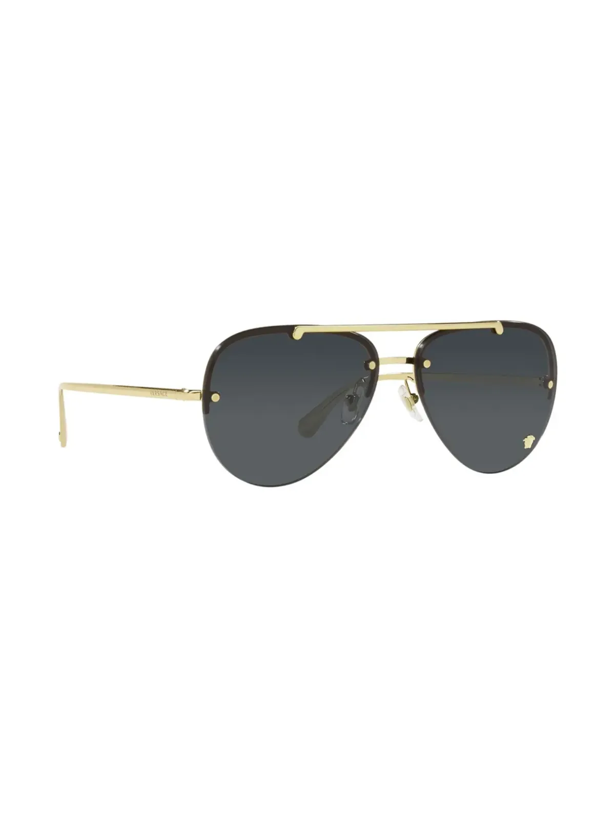 Versace Eyewear Medusa Glam パイロットフレームサングラス - 画像2