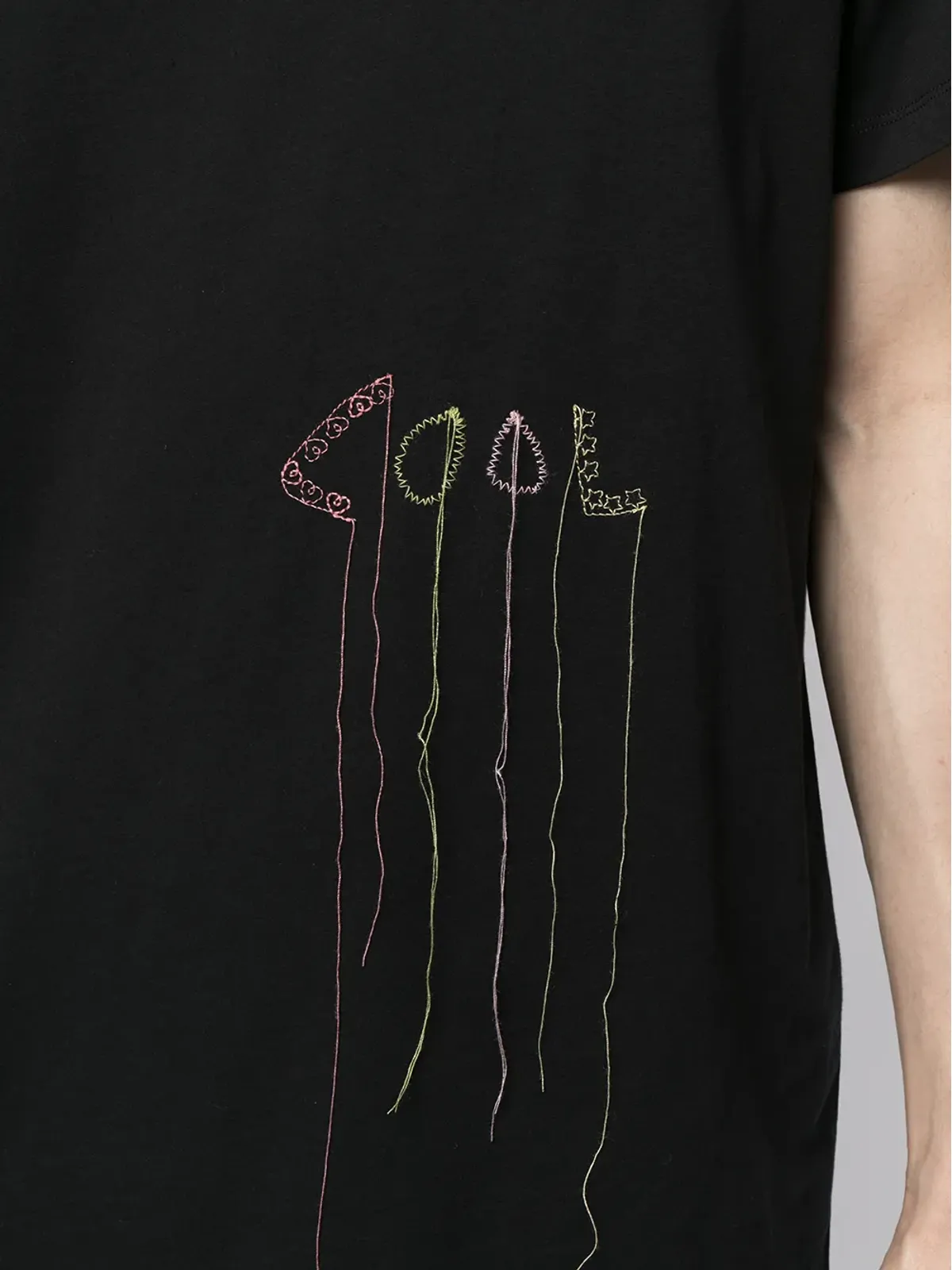 COOL T.M 刺繍ディテール Tシャツ - 画像5