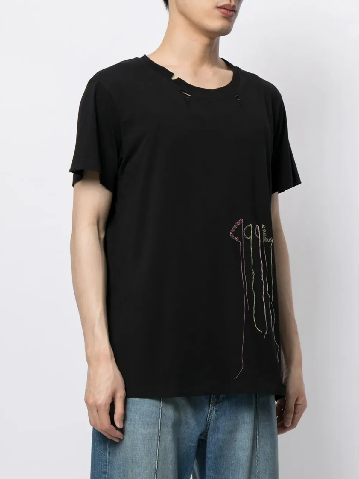 COOL T.M 刺繍ディテール Tシャツ - 画像3