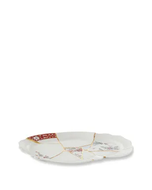 Seletti 金継ぎポーセリン トレイ ホワイト - サムネイル2