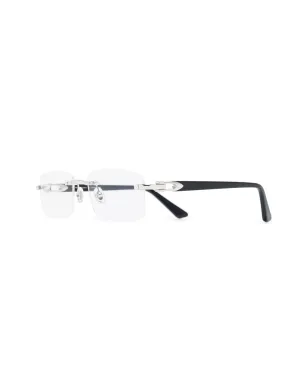 Cartier Eyewear 長方形フレーム眼鏡 - Blue - サムネイル2