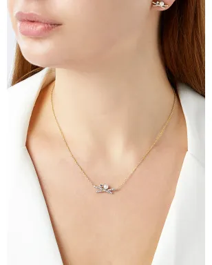 Yoko London 18金 イエローゴールド アコヤ真珠 ダイヤモンド ネックレス - サムネイル2