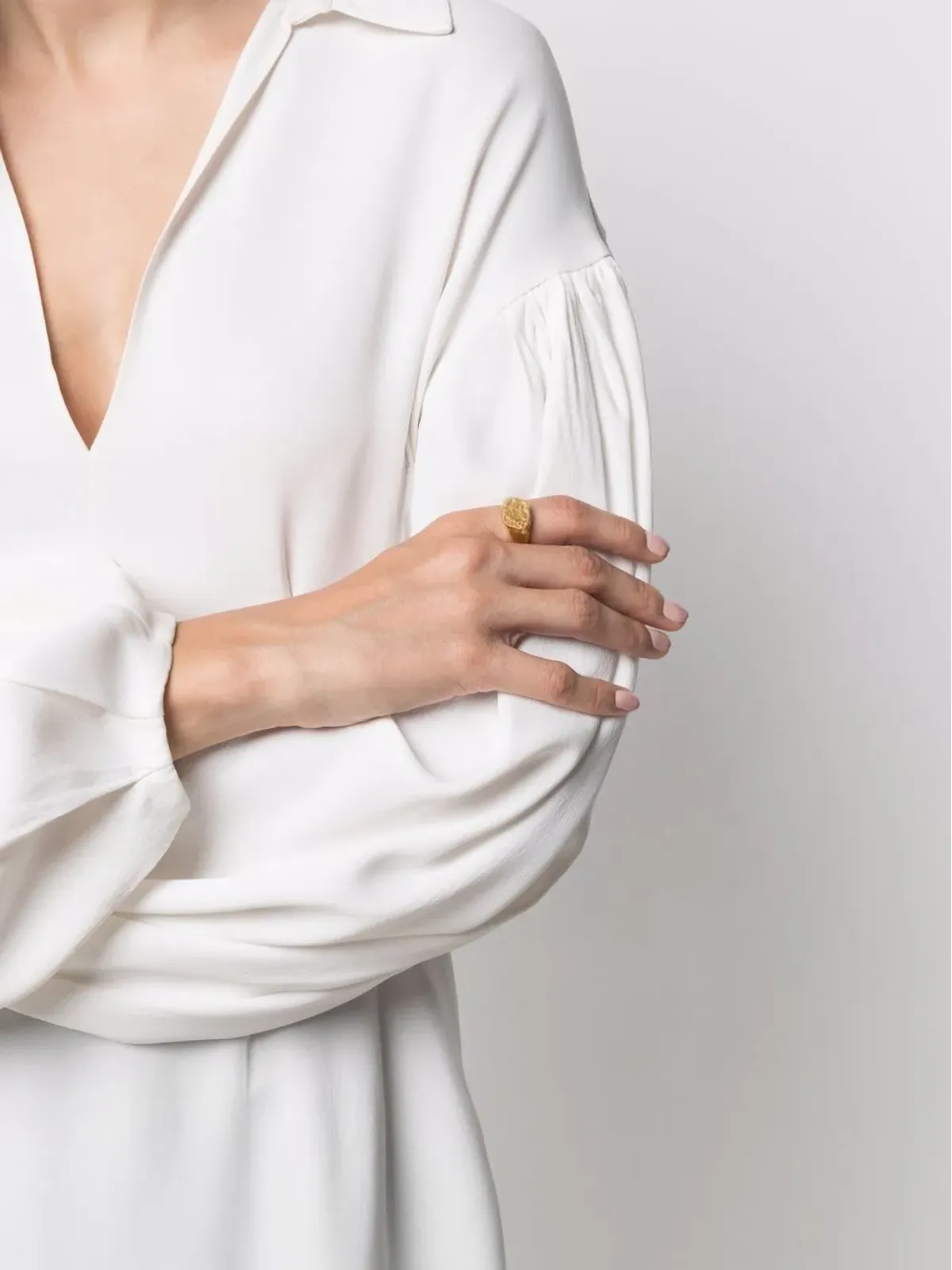 Alighieri Pisces signet ring - Gold - 画像2