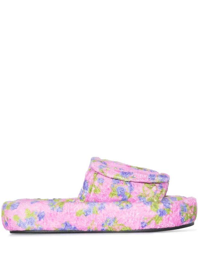 Natasha Zinko Natasha Zinko 花柄刺繍スライドの商品画像