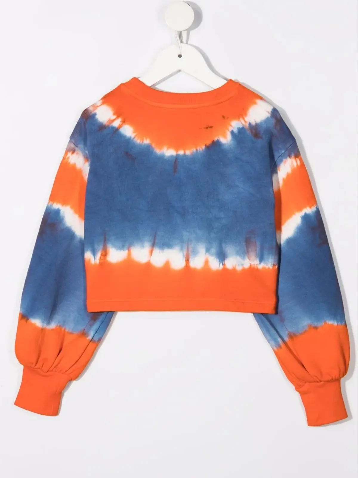 Alberta Ferretti Kids tie-dye logo sweatshirt - 画像2