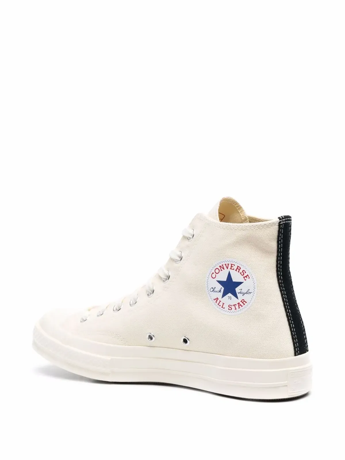 Comme Des Garçons Play x Converse チャック70 ホワイト スニーカー - 画像3