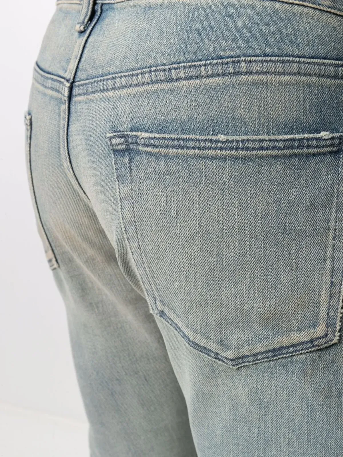 John Elliott ザ・キャスト2 フェード加工ジーンズ ブルー - 画像5