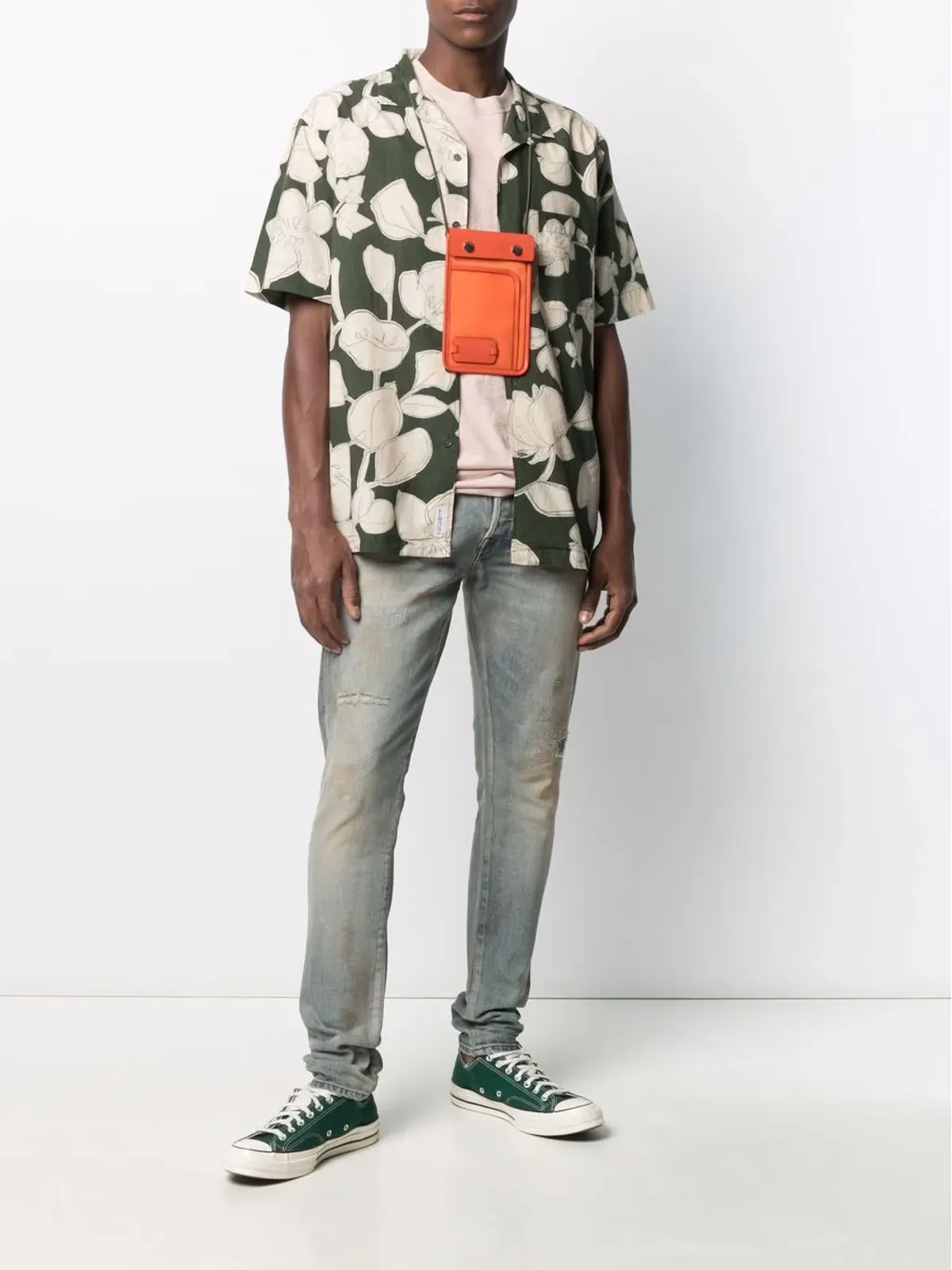 John Elliott ザ・キャスト2 フェード加工ジーンズ ブルー - 画像2