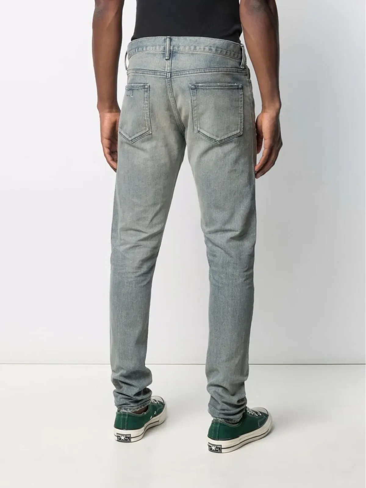 John Elliott ザ・キャスト2 フェード加工ジーンズ ブルー - 画像4