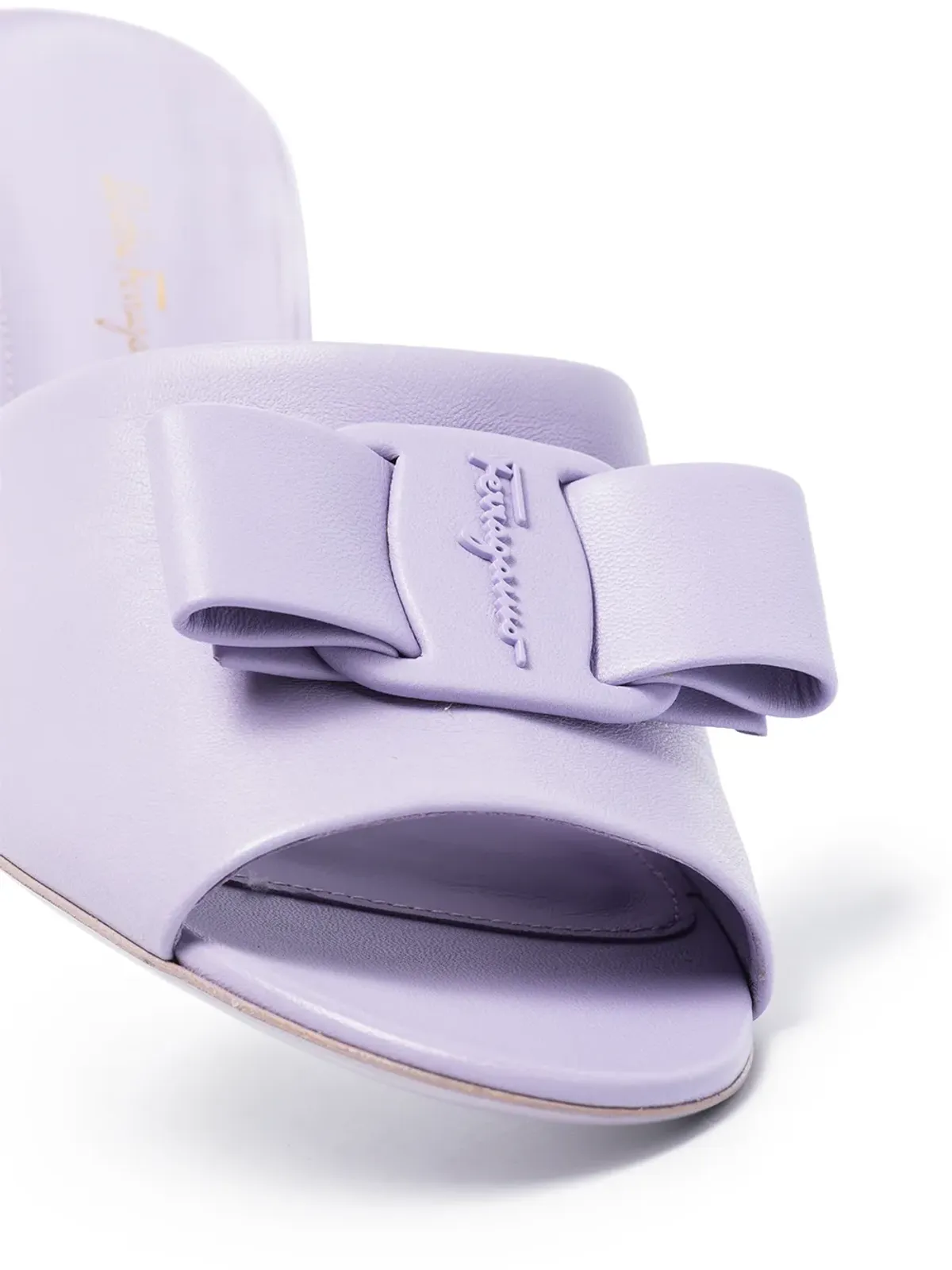 Ferragamo Viva Bow レザーサンダル - 画像2