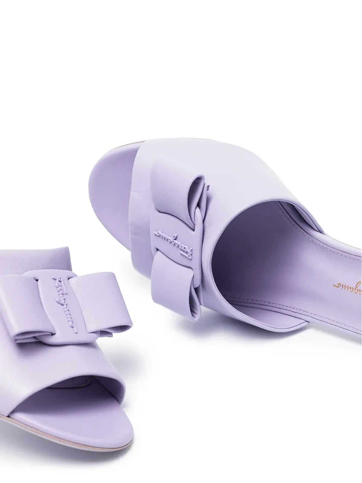 Ferragamo Viva Bow レザーサンダル - 画像4