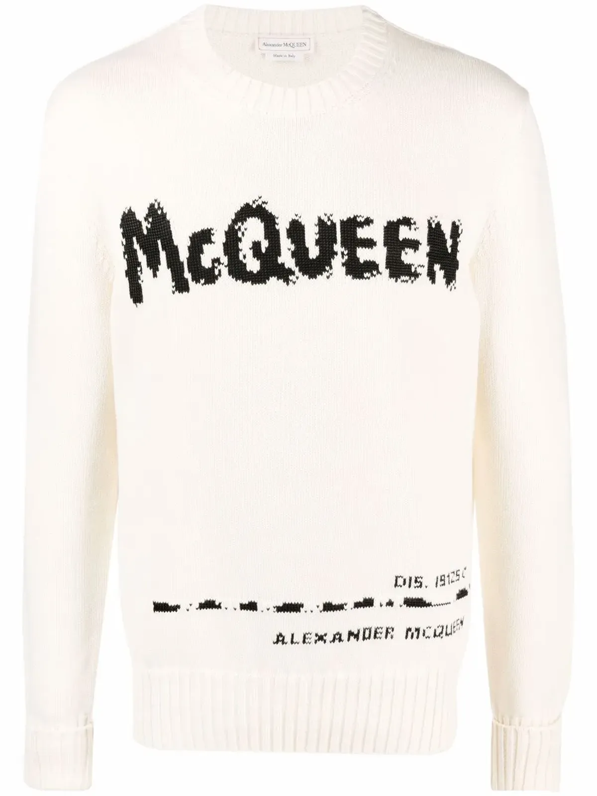 Alexander McQueen グラフィティ インターシャ編み ジャンパー - 画像1