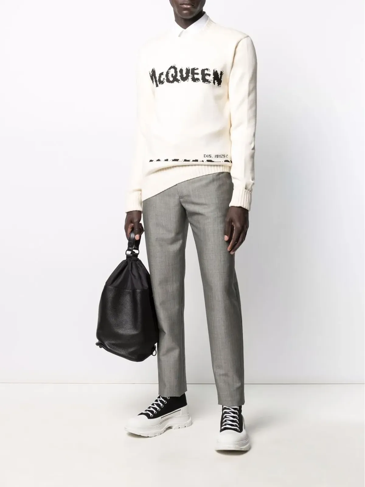 Alexander McQueen グラフィティ インターシャ編み ジャンパー - 画像2