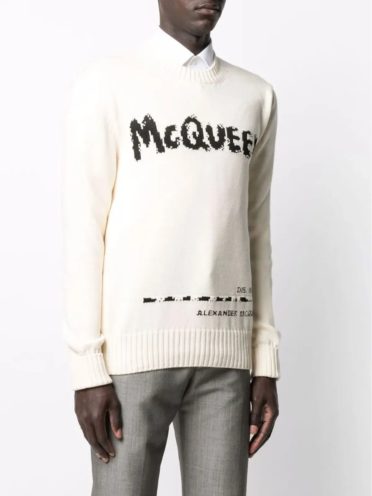 Alexander McQueen グラフィティ インターシャ編み ジャンパー - 画像3