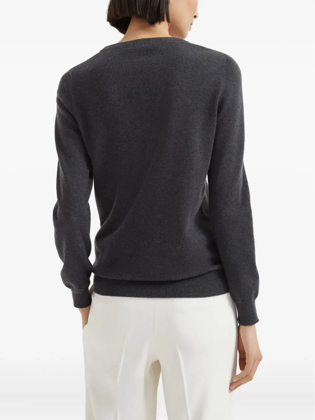 Brunello Cucinelli カシミヤセーター グレー - 画像5