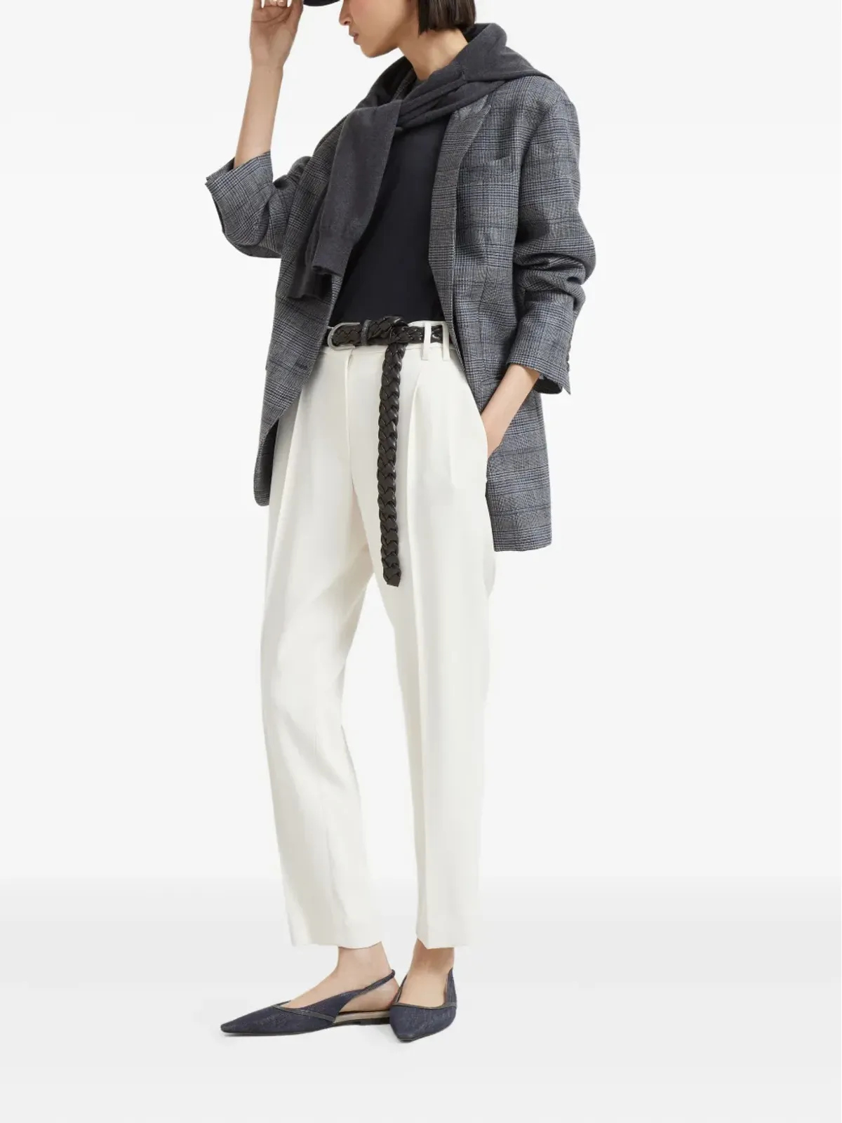Brunello Cucinelli カシミヤセーター グレー - 画像2