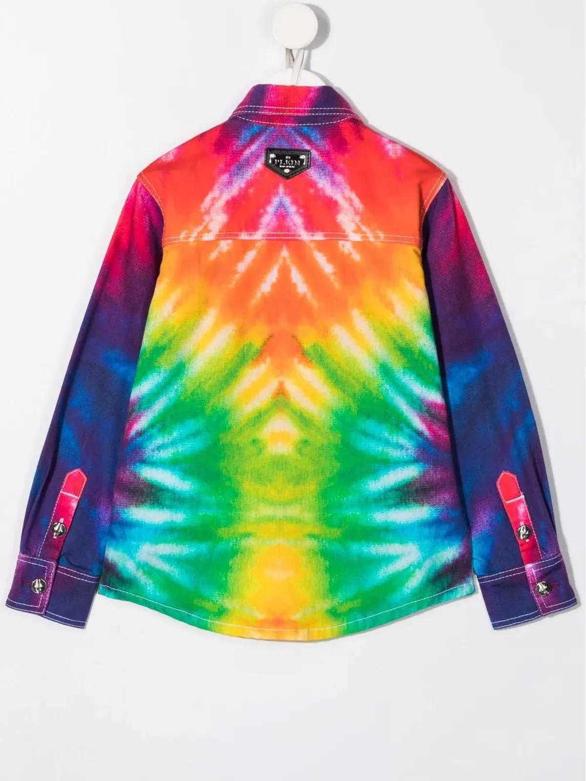 Philipp Plein Junior タイダイデニムシャツ - 画像2