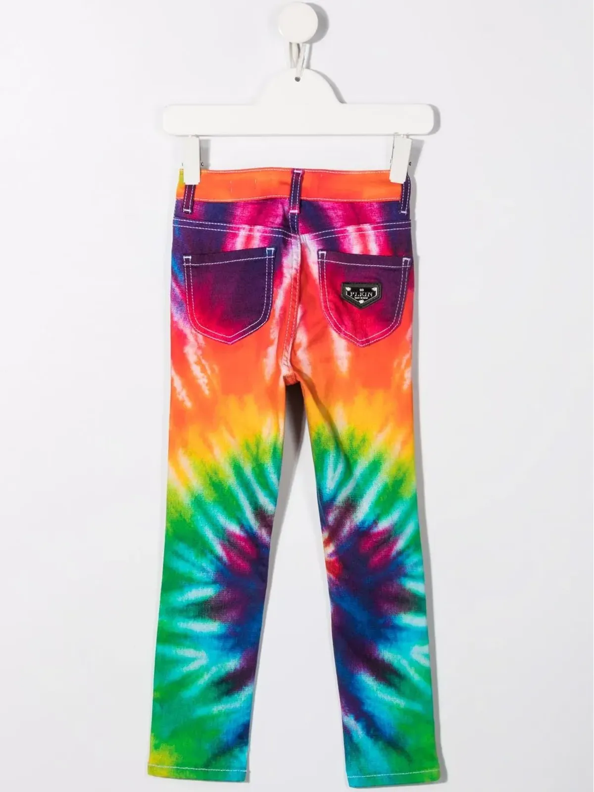 Philipp Plein Junior タイダイ柄スキニージーンズ - 画像2
