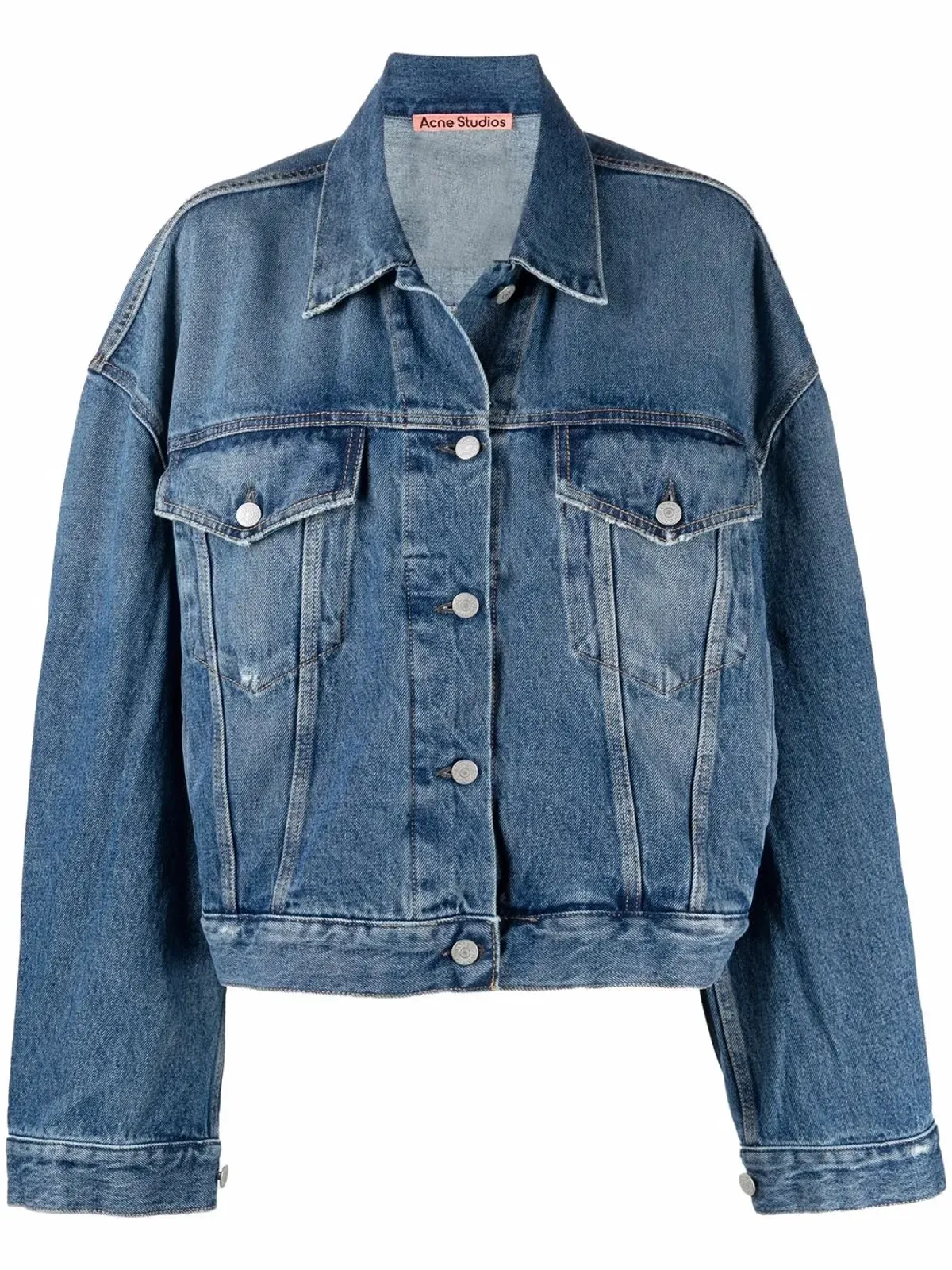 Acne Studios クロップドデニムジャケット - 画像1