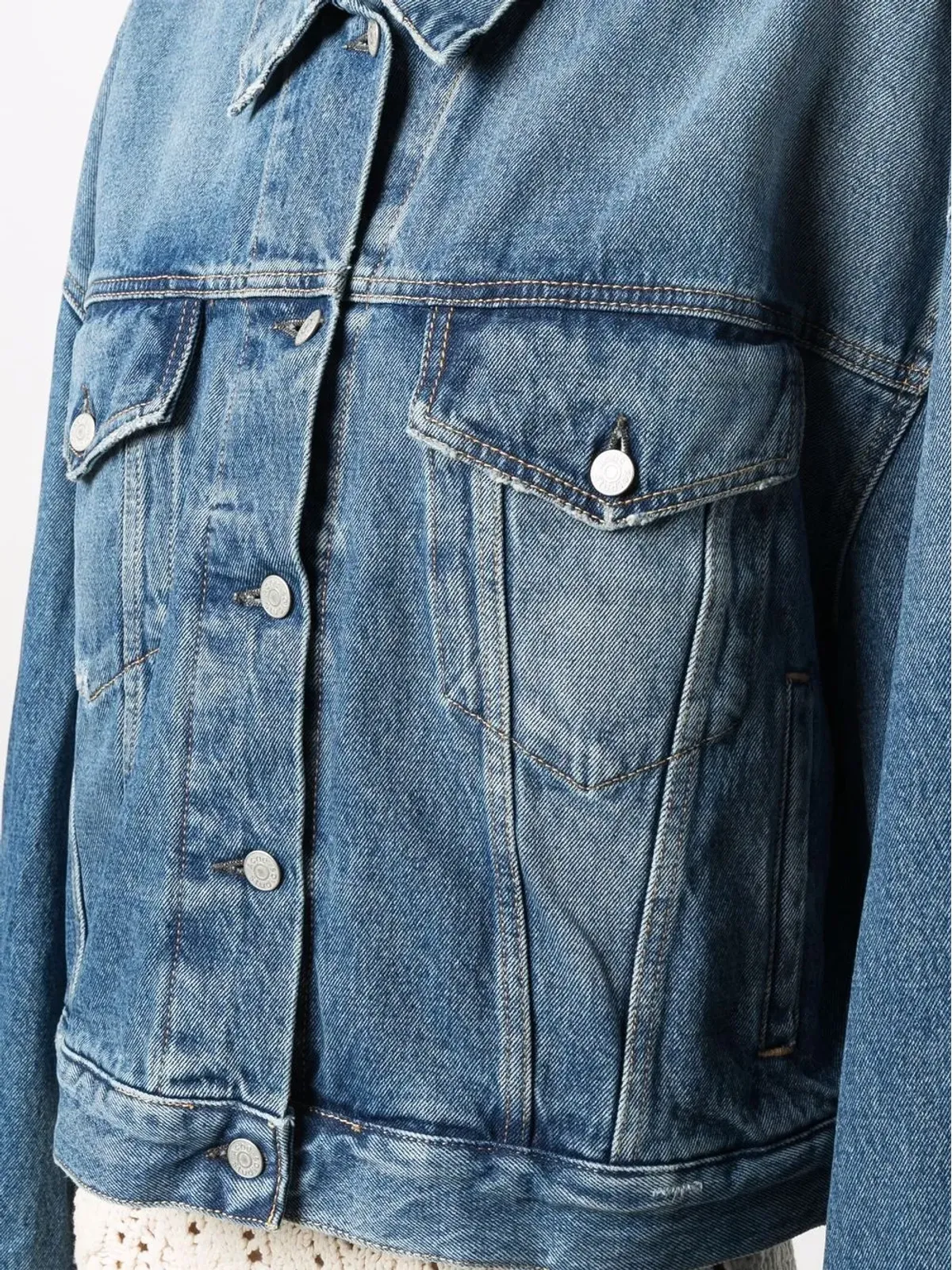 Acne Studios クロップドデニムジャケット - 画像5