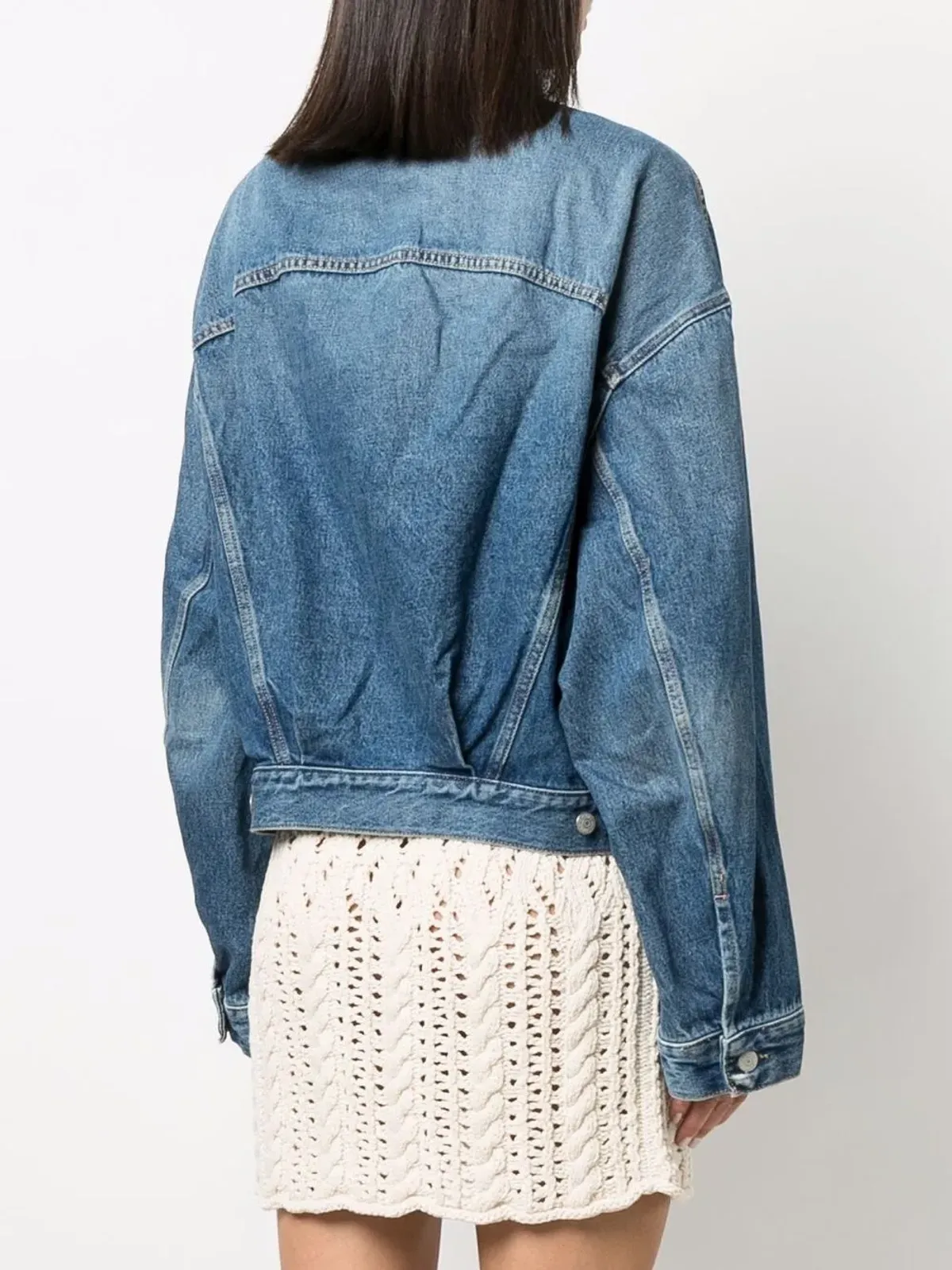 Acne Studios クロップドデニムジャケット - 画像4