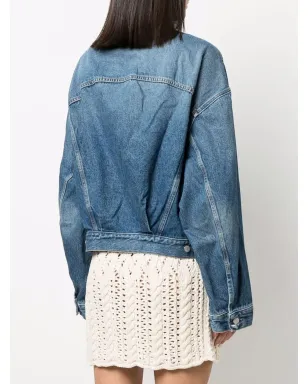 Acne Studios クロップドデニムジャケット - サムネイル4