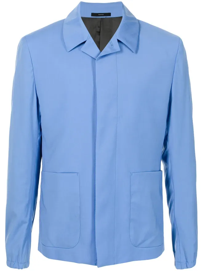 Paul Smith Paul Smith ウールシャツジャケット ブルーの商品画像