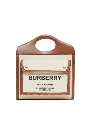 Burberry ミニポケット トートバッグ - サムネイル1