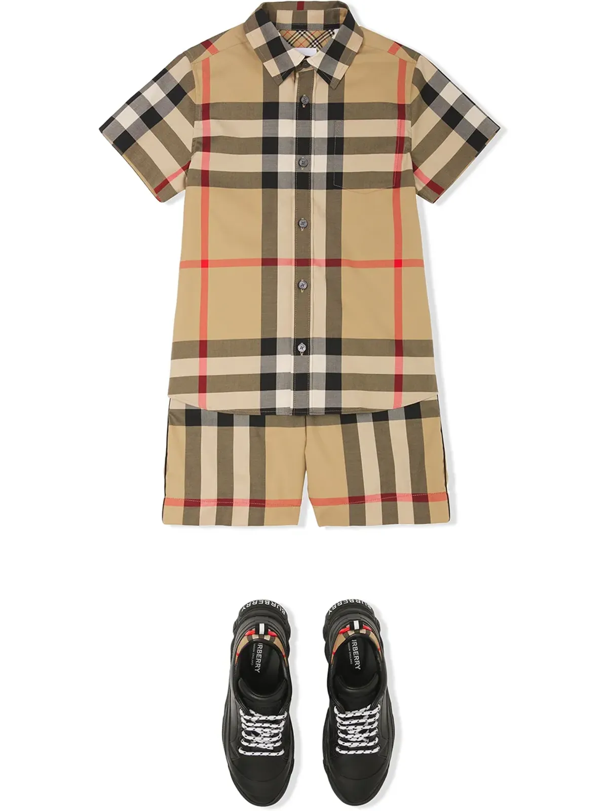 Burberry Kids ヴィンテージチェック柄シャツ - 画像2
