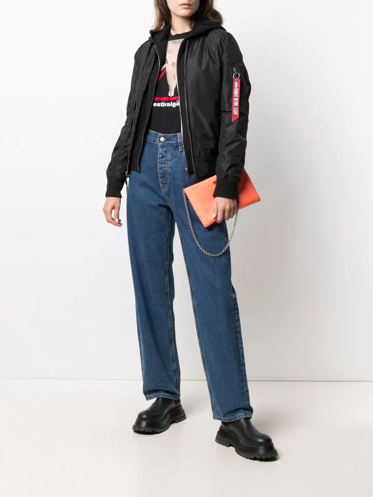 Alpha Industries ベースボールカラー トラックジャケット - 画像2