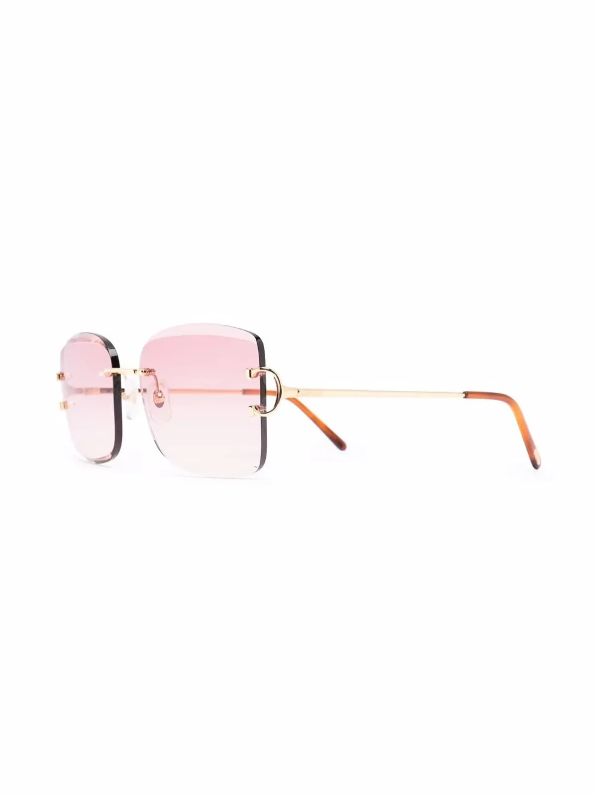 Cartier Eyewear square-frame gradient sunglasses - Gold - 画像2