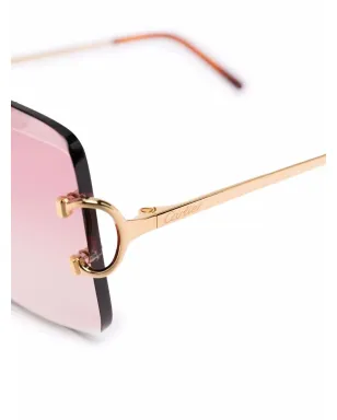 Cartier Eyewear square-frame gradient sunglasses - Gold - サムネイル3