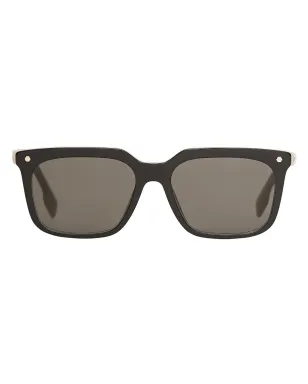 Burberry Eyewear ストライプディテールのスクエアフレーム サングラス - サムネイル1