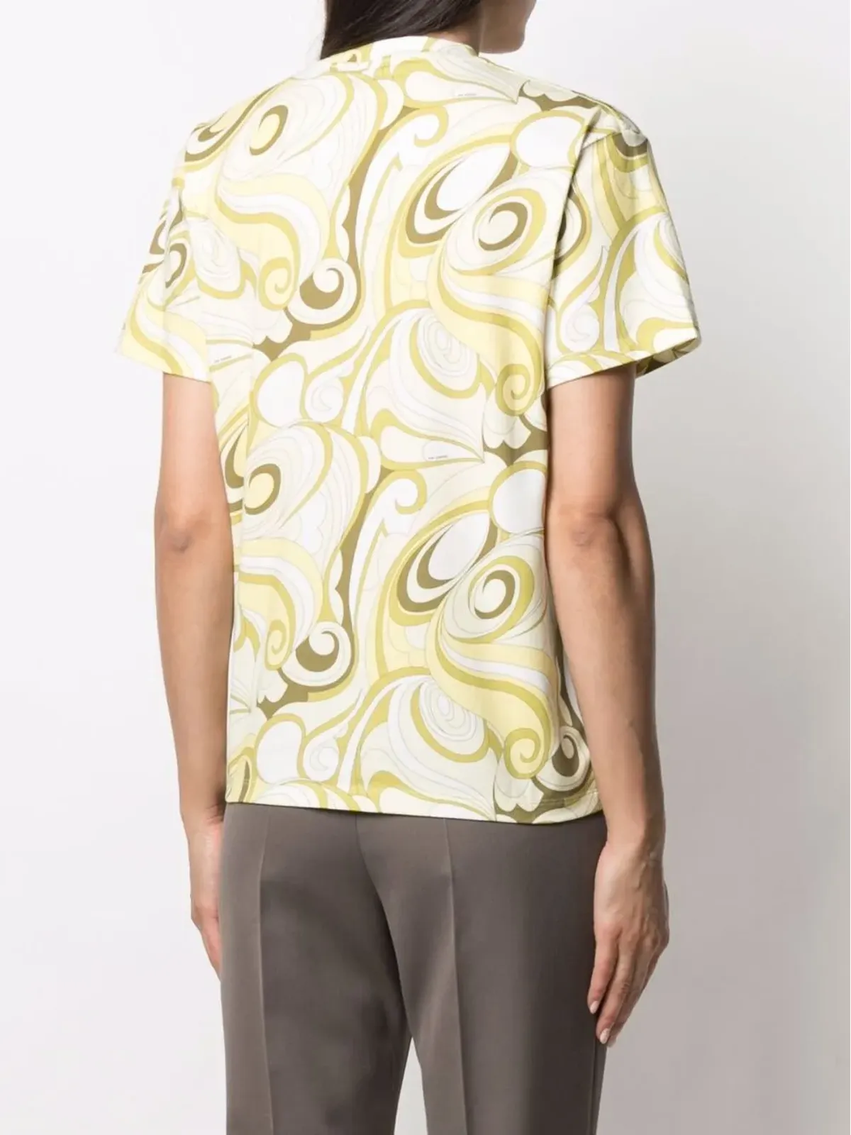 Raf Simons 抽象プリントTシャツ - 画像4
