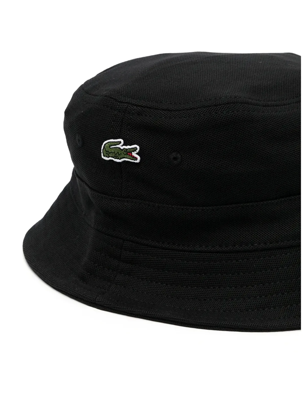 Lacoste ロゴパッチ付きサンハット - ブラック - 画像2