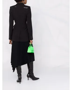 Off-White Dリングバックルファスニング ブレザー - サムネイル4