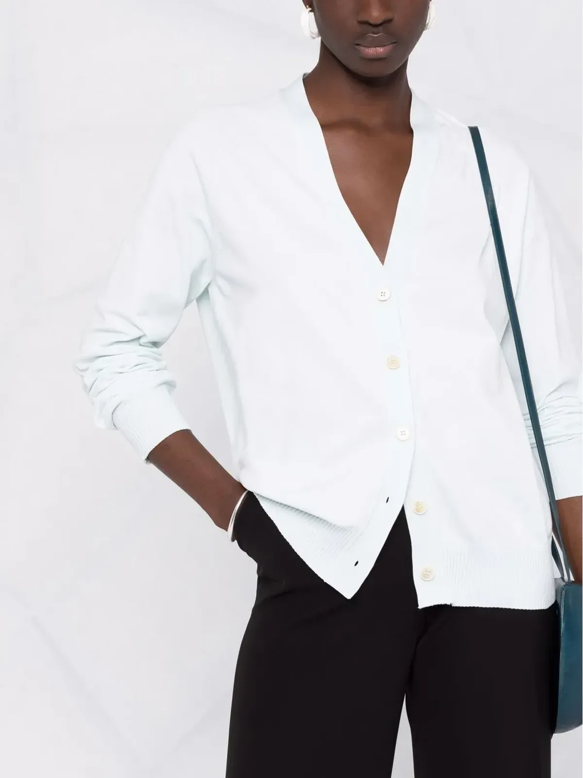Jil Sander Vネックカーディガン - 画像5