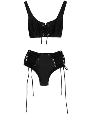 Noire Swimwear ラティスストラップビキニセット - サムネイル1