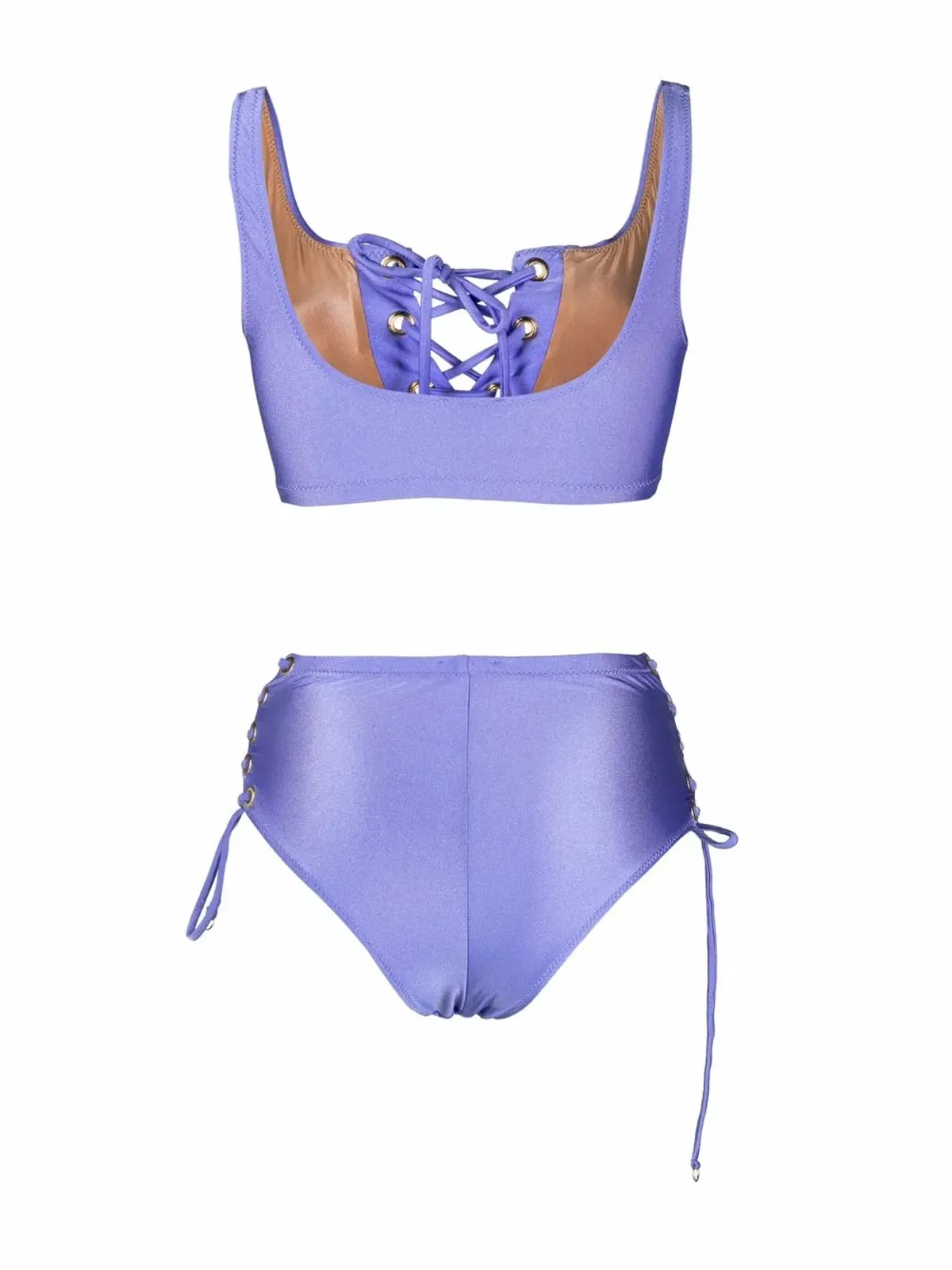 Noire Swimwear レースアップ2点ビキニ - 画像2