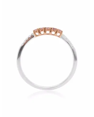 HYT Jewelry 18Kゴールド アーガイル ピンク ダイヤモンド エンゲージメントリング - サムネイル4