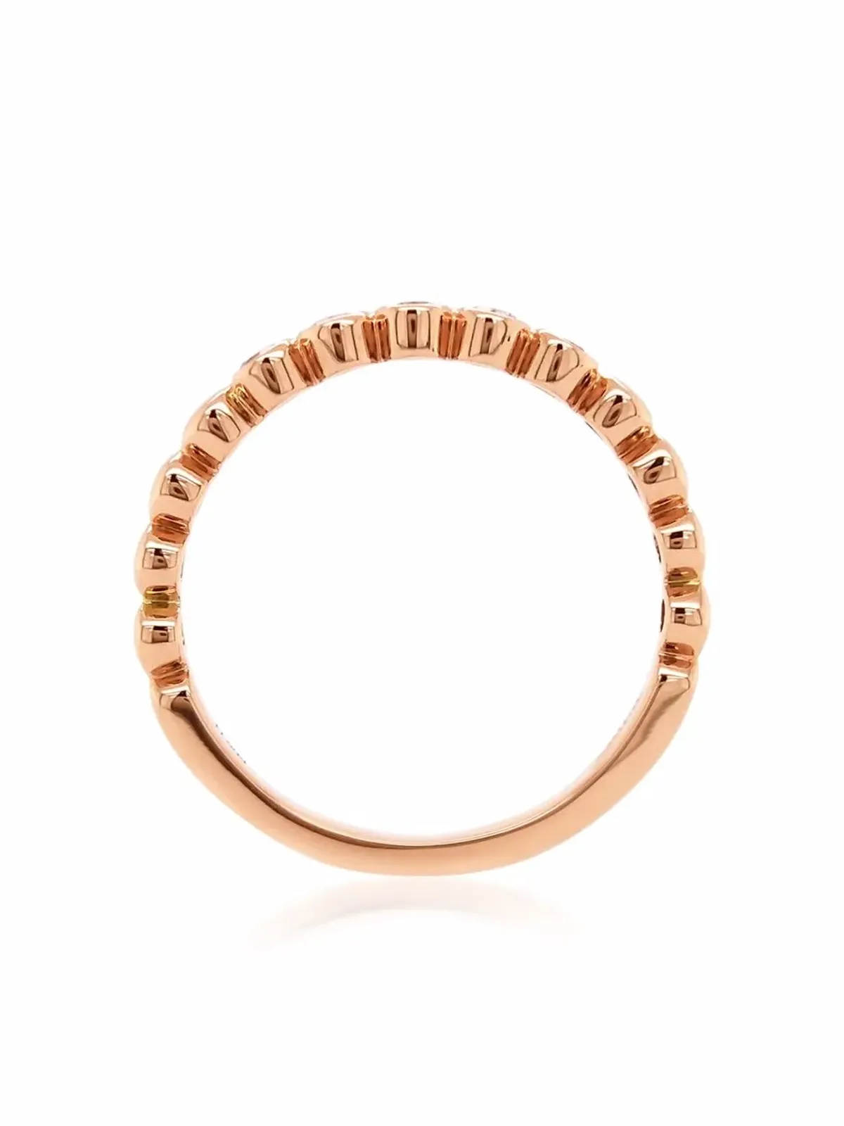 HYT Jewelry 18kt ローズゴールド アーガイル ピンク ダイヤモンド リング - 画像5