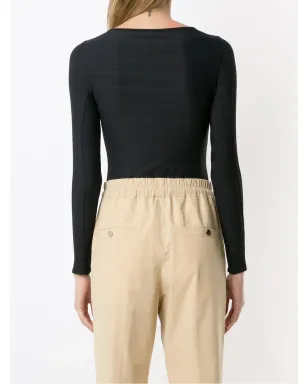 Amir Slama レースネックボディスーツ - サムネイル4