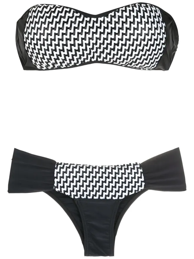 Amir Slama Amir Slama ルシュドプリントビキニセットの商品画像