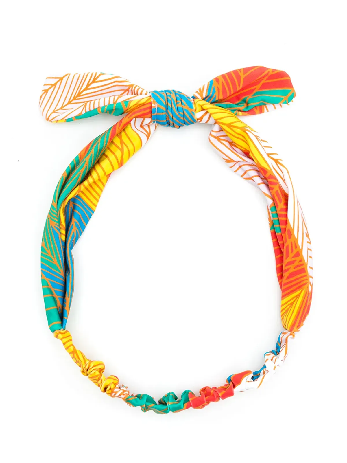 Amir Slama knot-detail headband set - Multicolour - 画像2