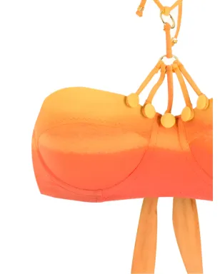 Amir Slama ネックストラップ調整付きプリントビキニセット - サムネイル5