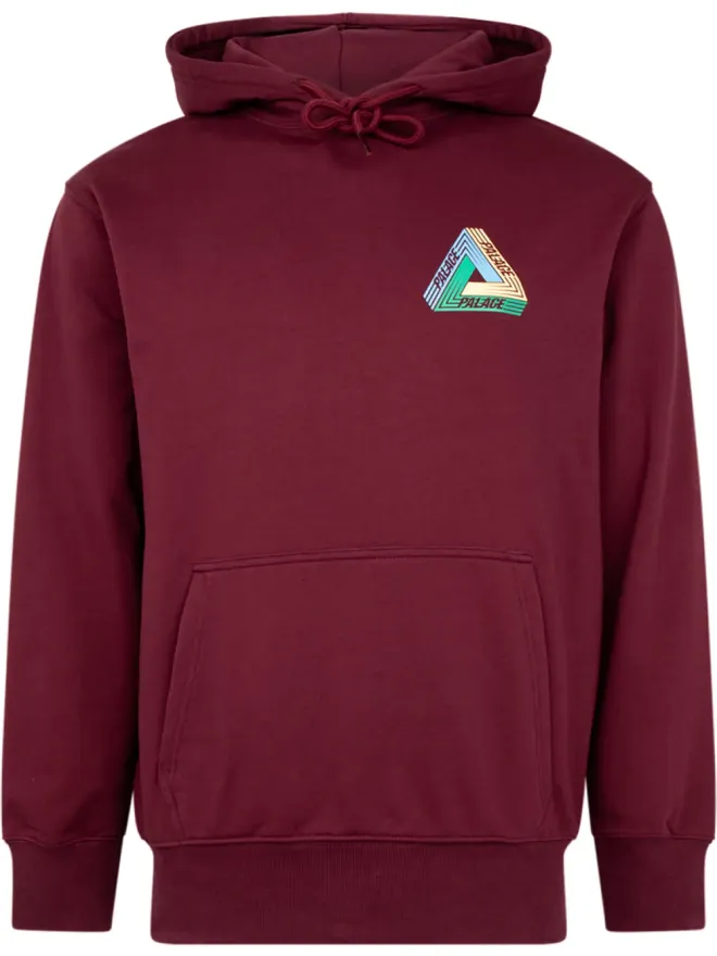 Palace Palace Tri-Dart バーガンディ ドローコード付きフーディの商品画像