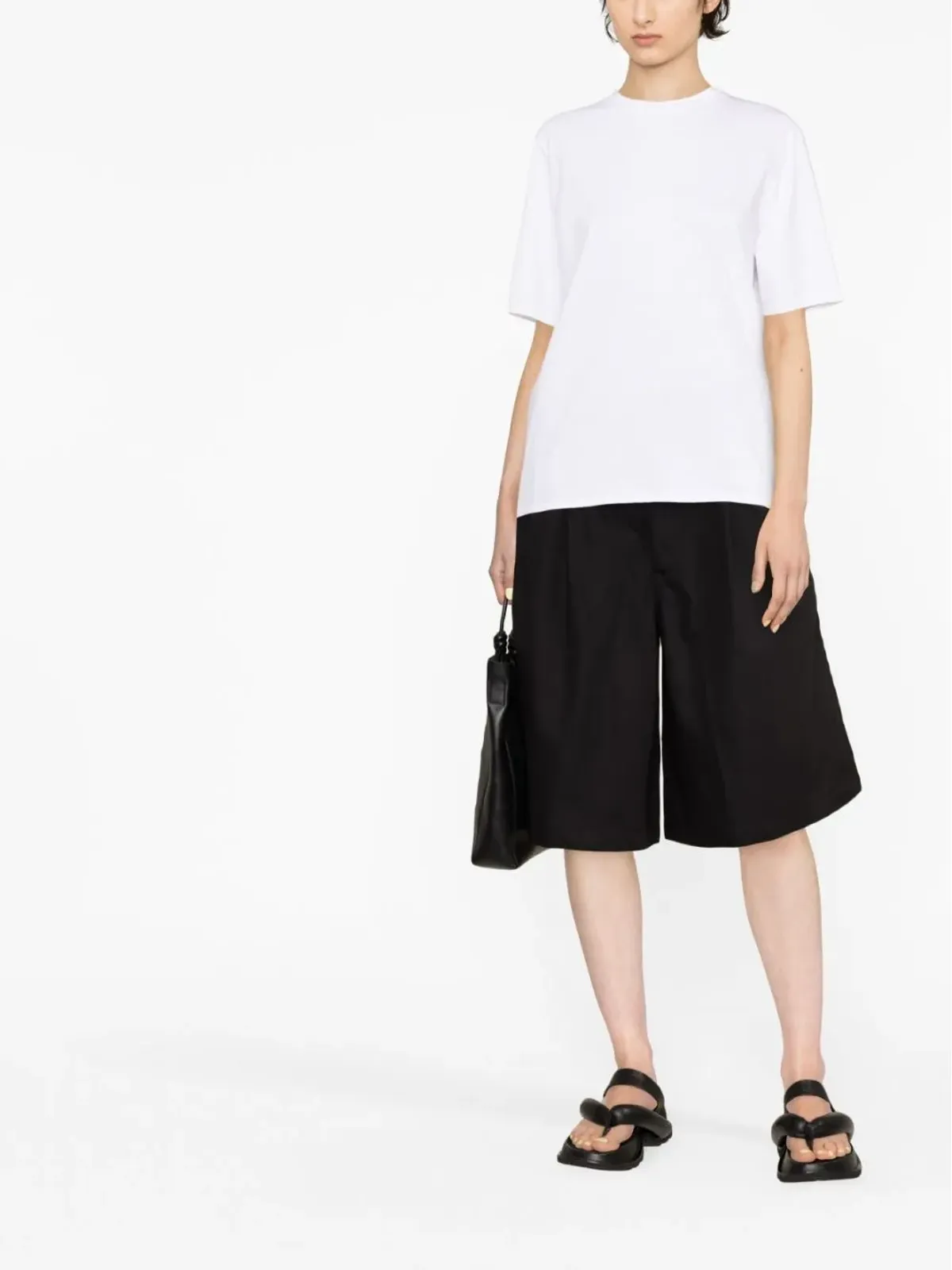 The Row Chiara オーバーサイズ コットンTシャツ - 画像2