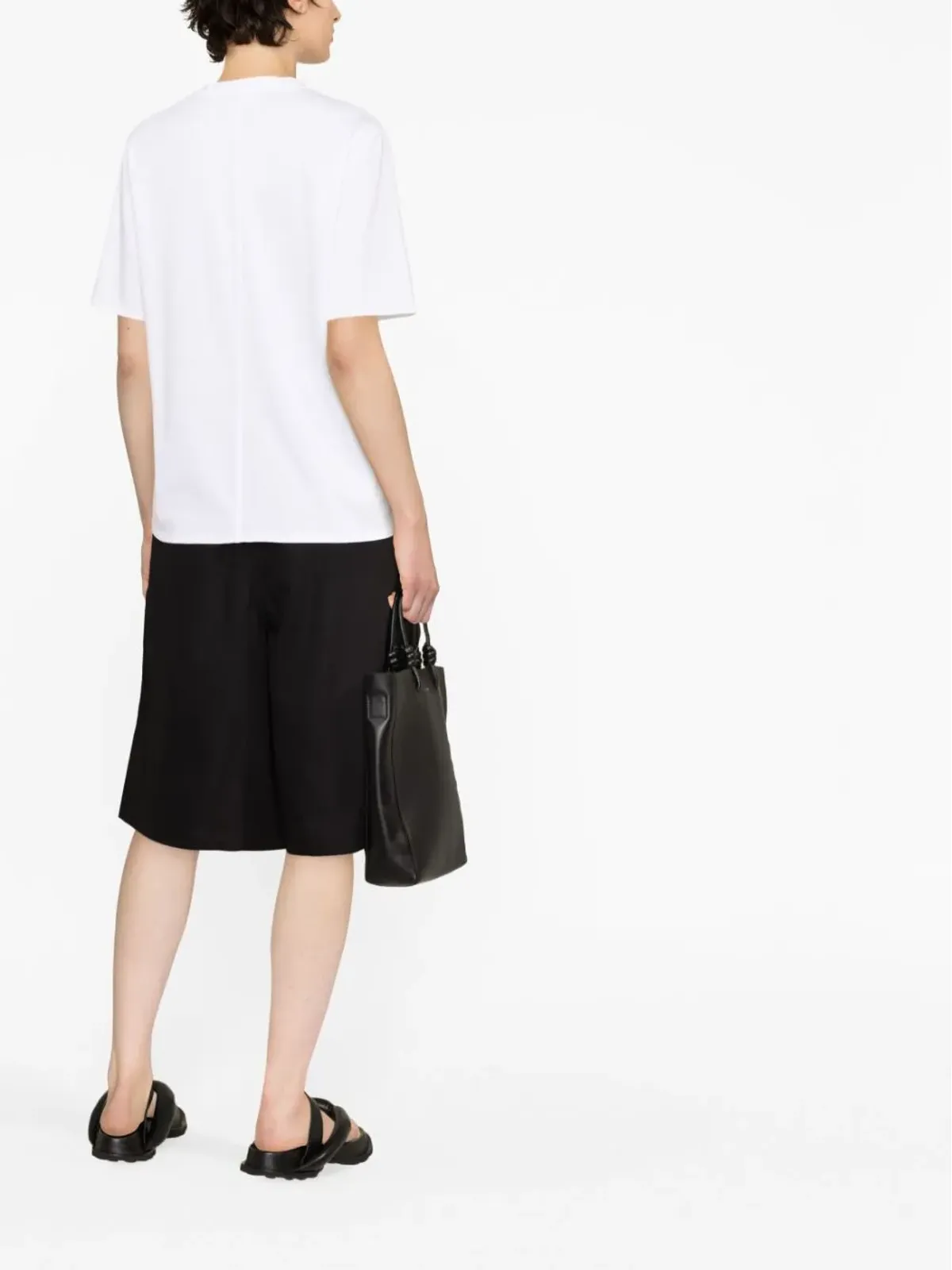 The Row Chiara オーバーサイズ コットンTシャツ - 画像4